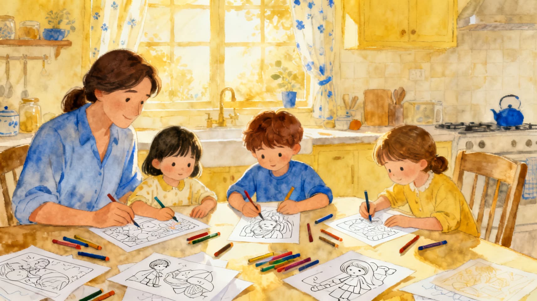 Illustration for "AI Art Activities to Do With Your Kids This Weekend"