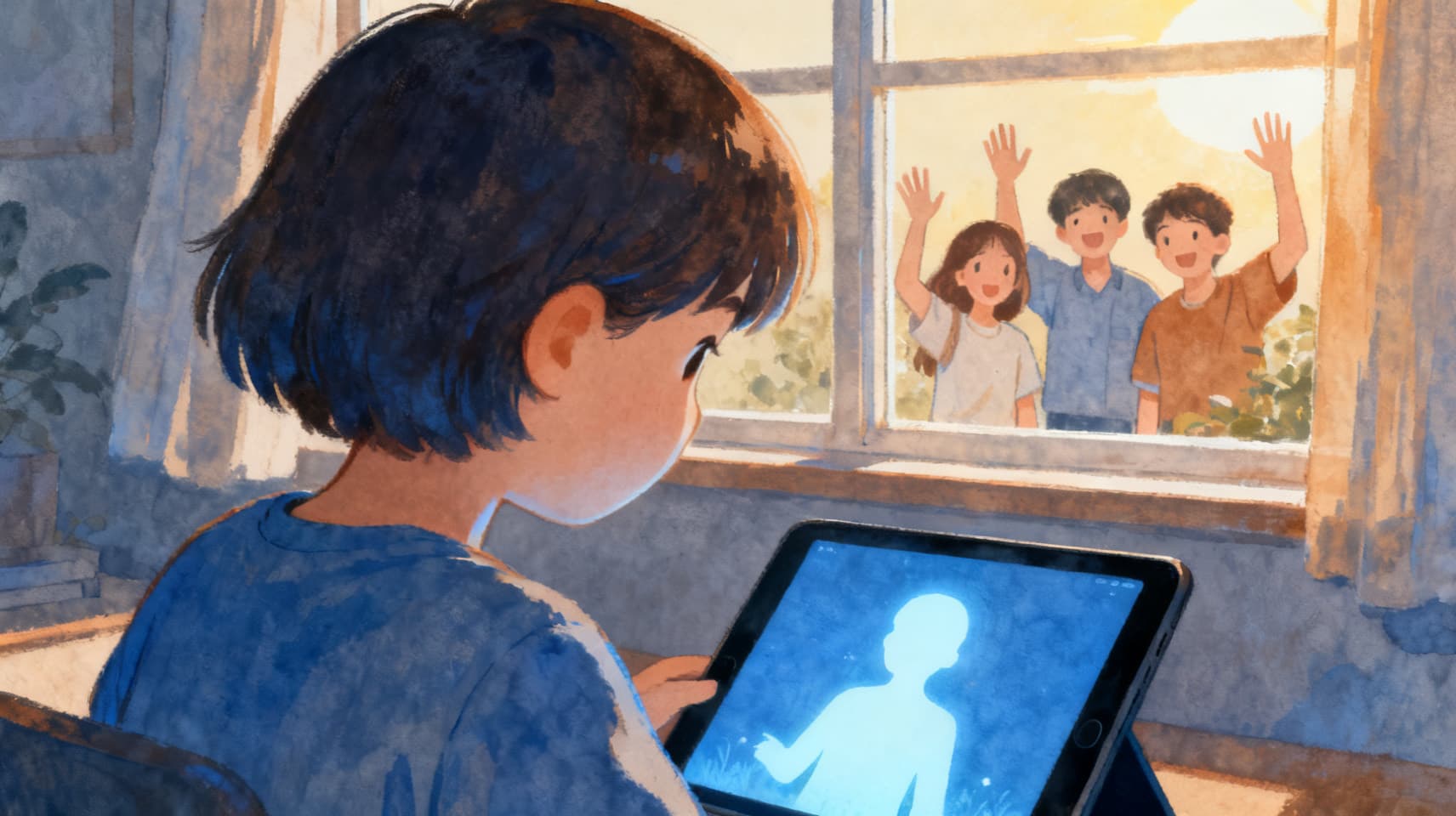 Illustration for "Are AI Companion Apps Safe for Kids?"