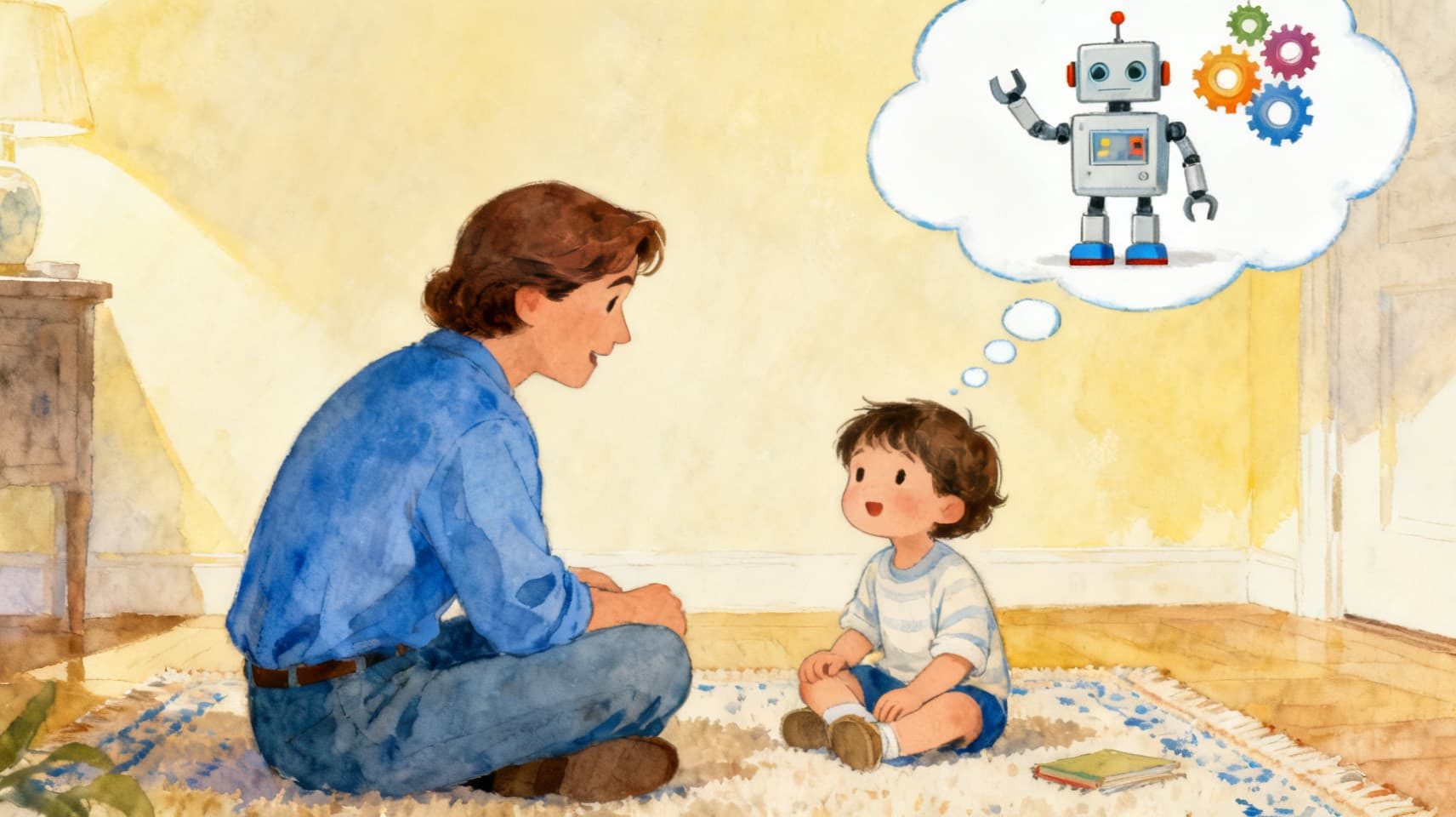 Illustration for "How to Explain AI to a Child"