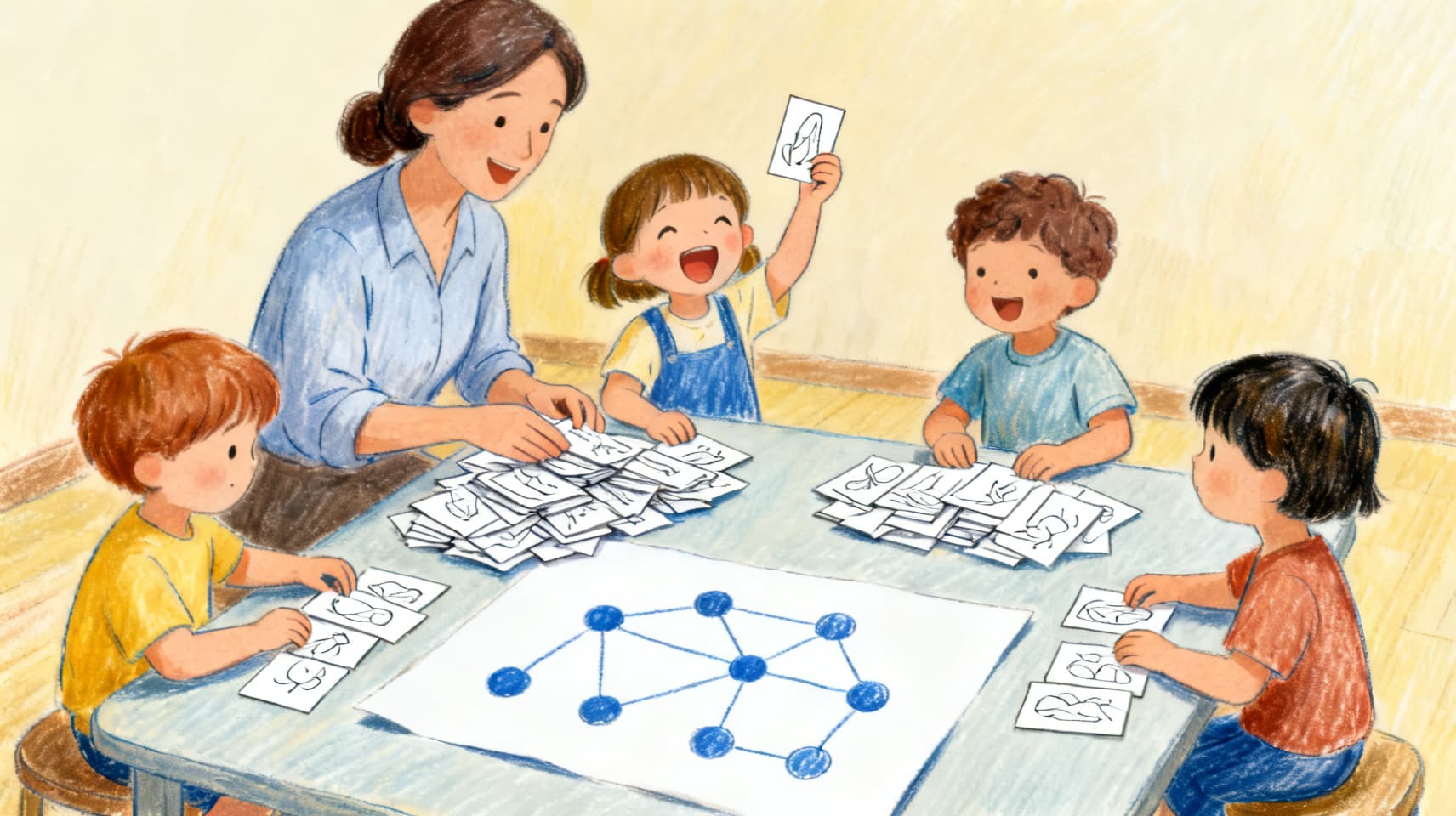 Illustration for "Teaching Kids About AI: What to Cover at Each Age"
